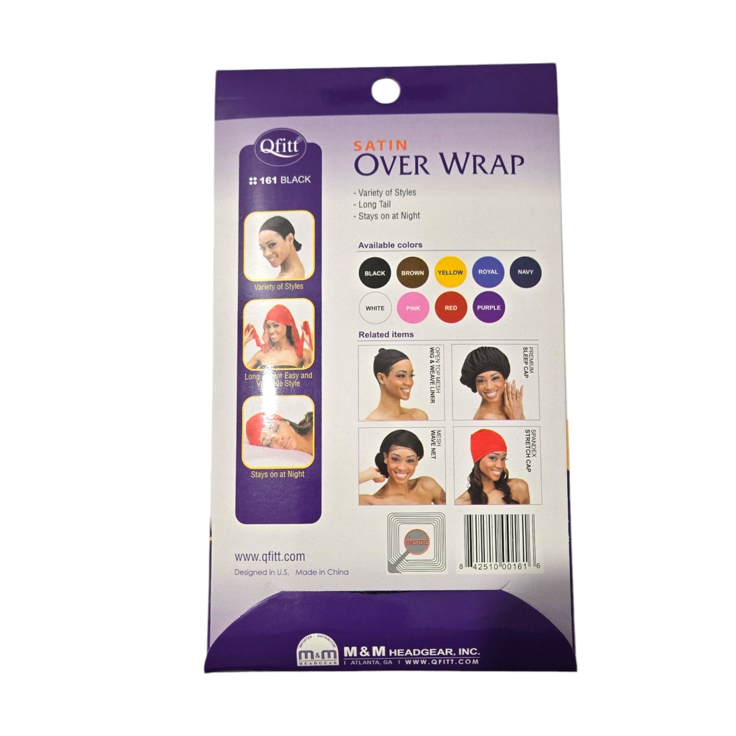Qfitt Large Satin Over Wrap