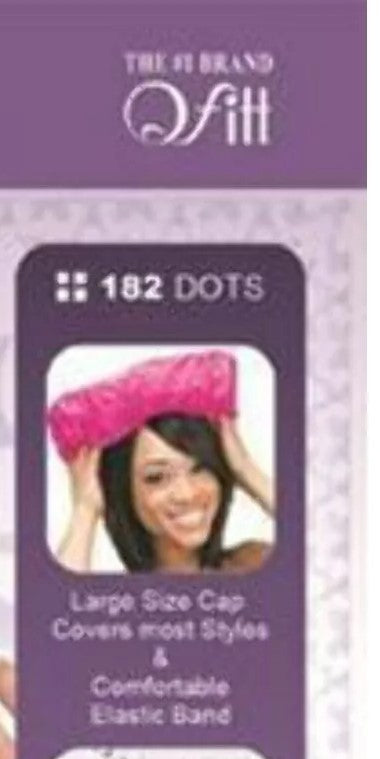 Qfitt Large Vinyl Shower Cap- Dots #182
