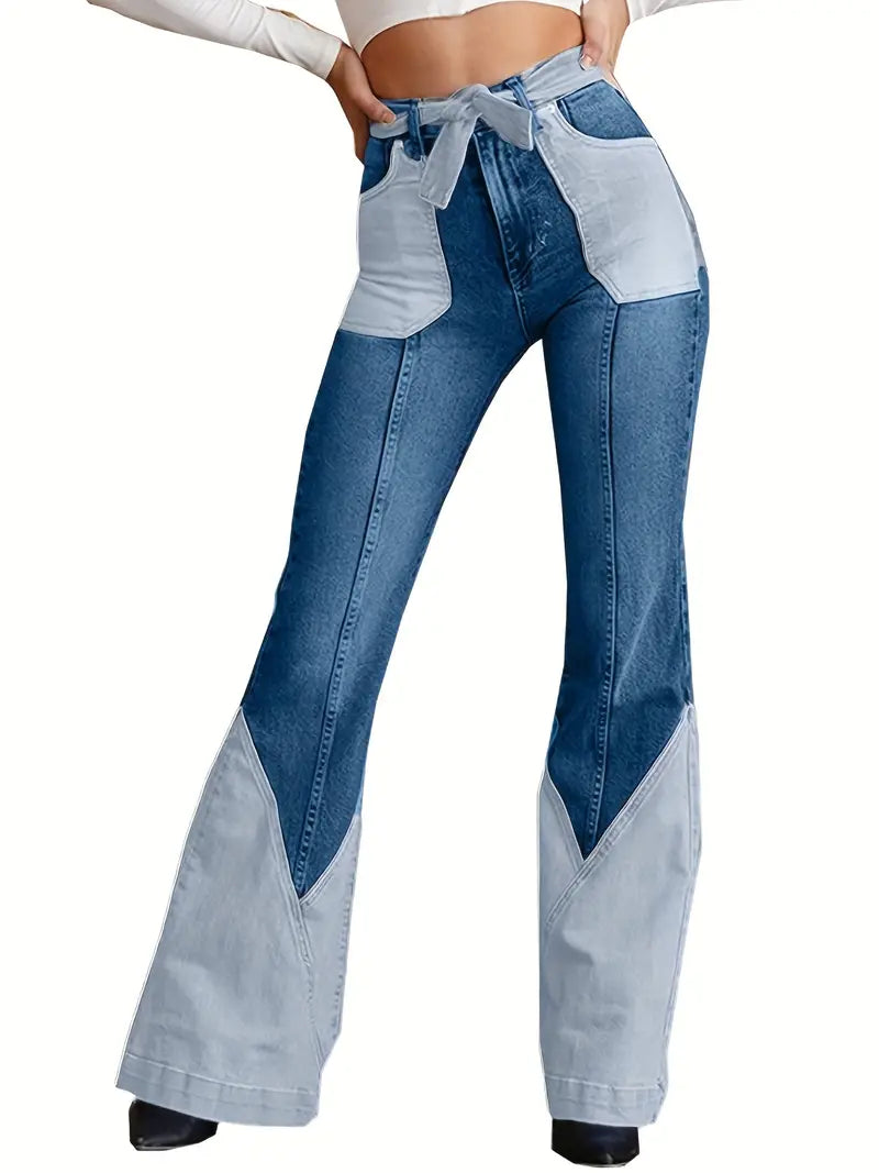 Style Loft Collection High-Waist Retro Flared Jeans