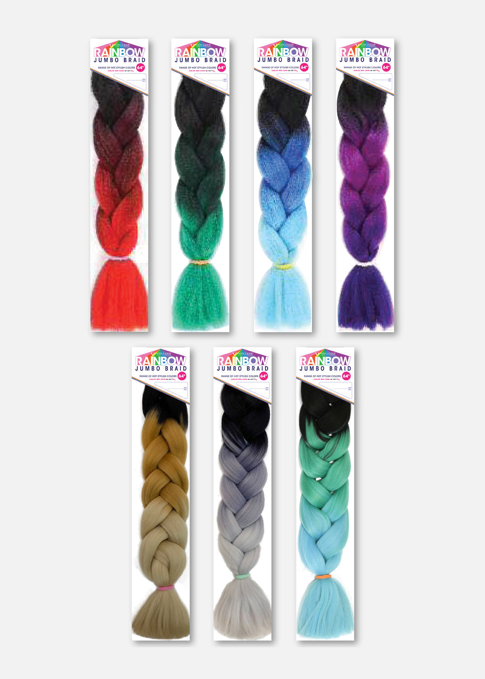 Vivica A. Fox Rainbow Jumbo Braid