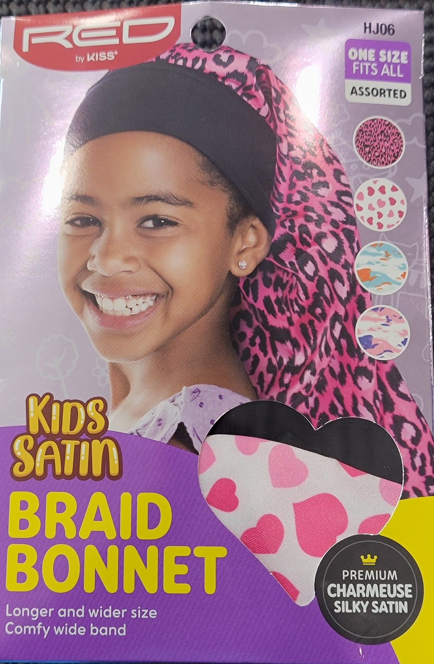 Red By Kiss Satin Braid Bonnet