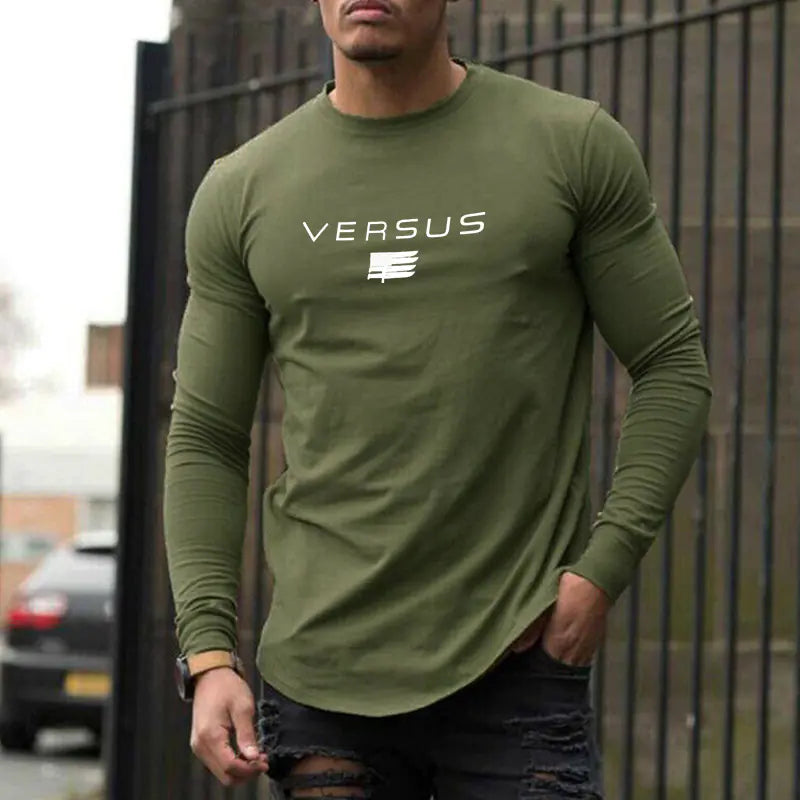 Style Loft Collection Long Sleeve Gorilla Fitness T-Shirt
