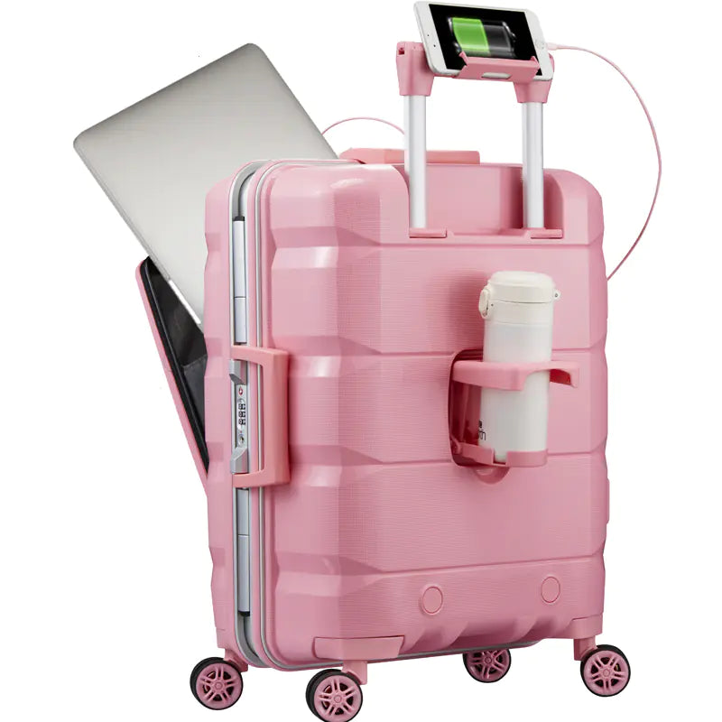 Style Loft Collection TravelStyle NoirTrek Multifunctional Aluminum Luggage