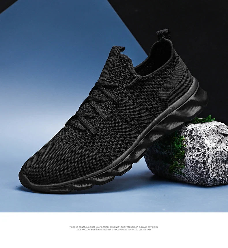 Breathable Men's Sneaker Casual Antiskid and Wear-resistant Jogging Men Sport Shoes Hot Sale Light Man Running Comfortable