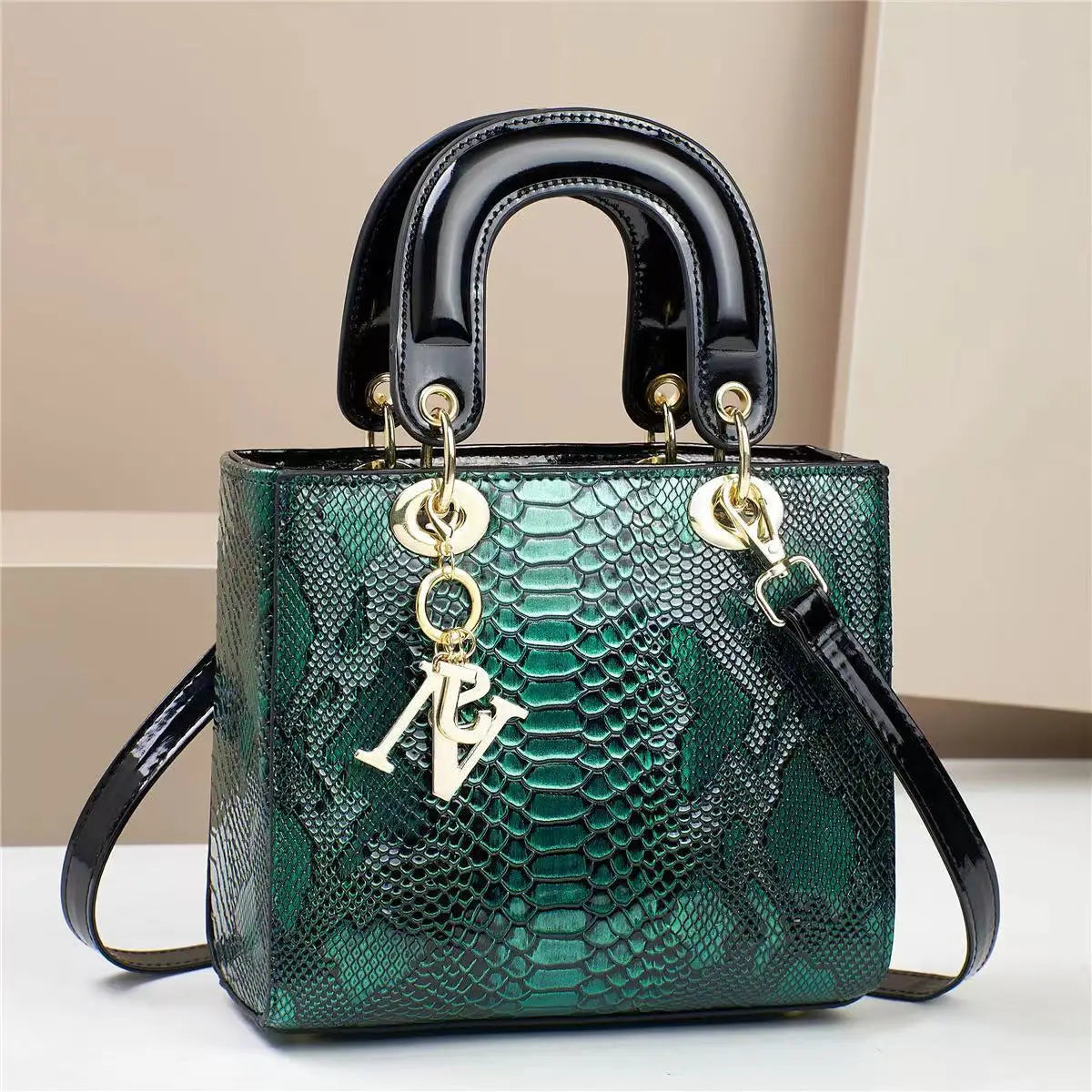 Fashion Brand Designer Women's Handbag | New Crocodile Pattern Daifei Bag (Classic Versatile Shoulder & Commuter Crossbody Bag)