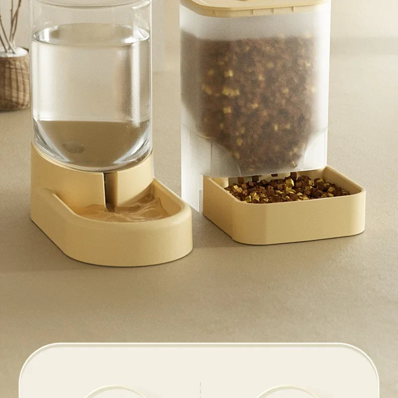 HOOPET Dogs Automatic Feeders Water Bottle Cats Bowl Food Storage Drinking Dispenser Container Pet Supplies