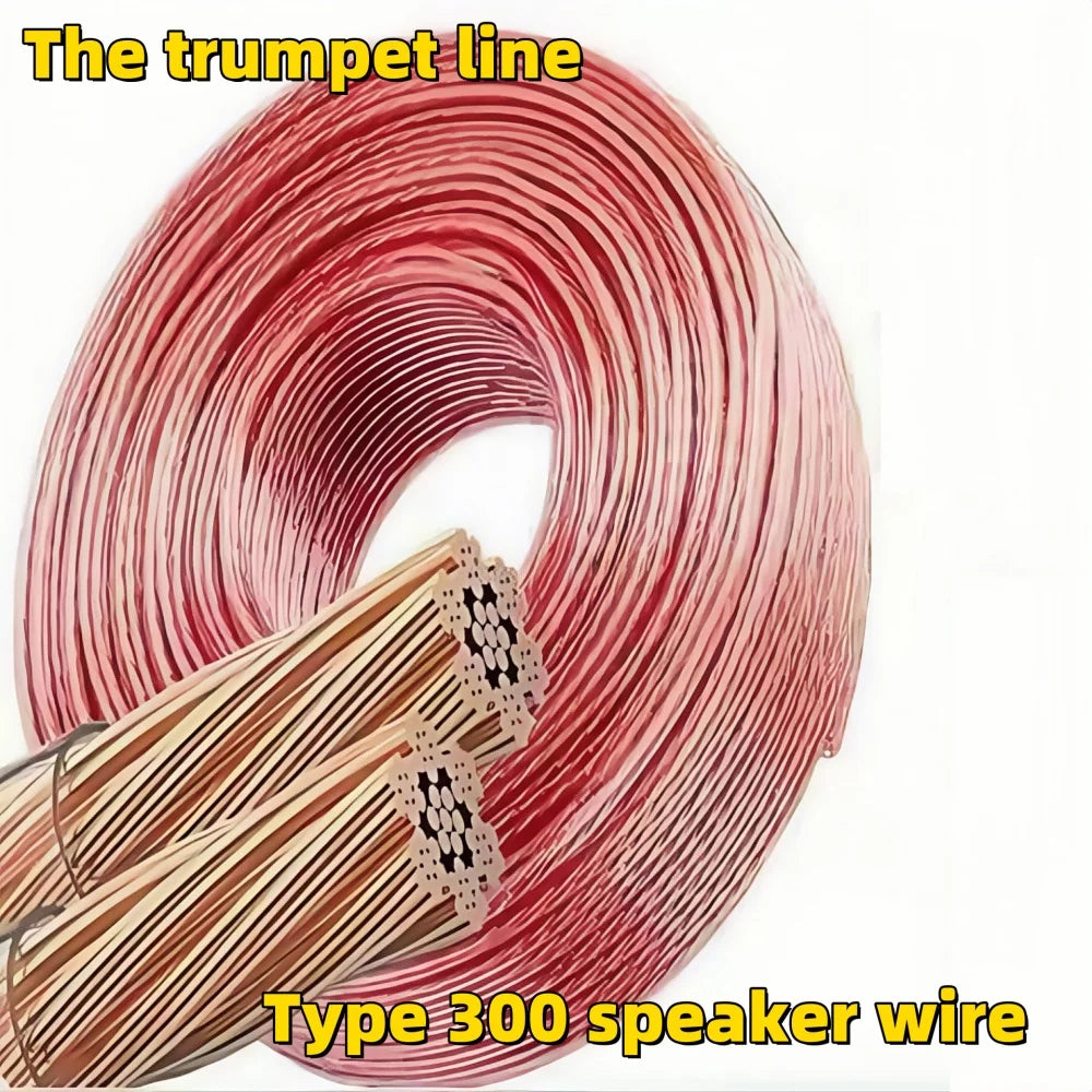 DIY Loud Audio Cable Hi-Fi Audio Cable Oxygen Free Copper Audio Wire for Amplifier Home theater KTV DJ System