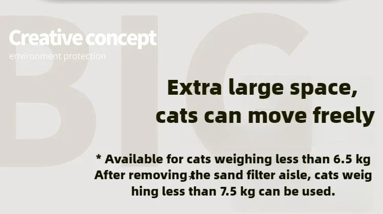 Makesure Cat Litter Box Fully Enclosed Cat Toilet Pet Supplies High-value Cat Toilet Automatic Self-cleaning Litter Box