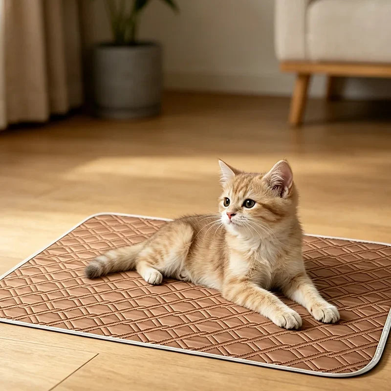 KEMORELA Dog Cat Summer Cooling Pad Mat Washable Puppy Big Dog Ice Gel Bed Mattress Cool Mascotas Cushion Blanket Pet supplies