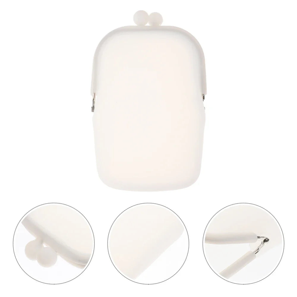 Silicone Phone Bag & Coin Purse for Women | Candy Color Small Wallet Holder Pouch (Ladies Handbag Clutch, Travel Accessories Storage)