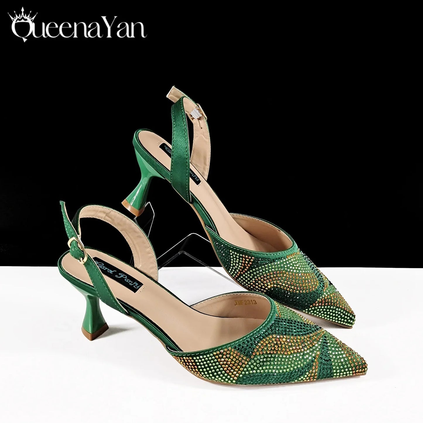 Festive Elegance:High Quality Women's Pumps Fashion Design For Nigeria Wedding Party Ladies Shoes Spot Goods