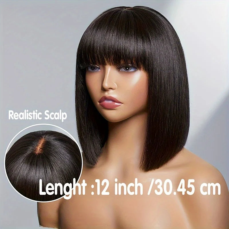 Rebecca Ombre Blonde Brown Bob Wig | 3x1 Part Lace Human Hair