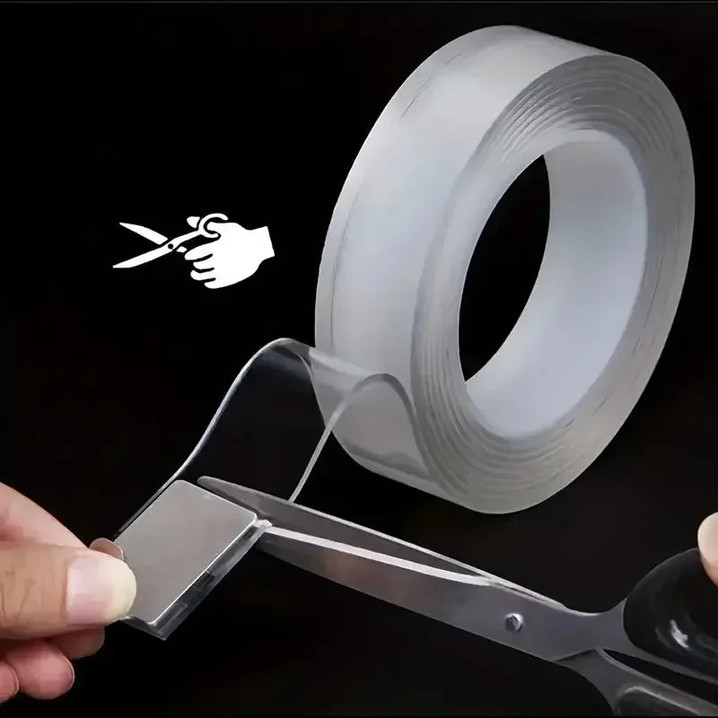 1/3/5m Nano Tape Double-Sided Adhesive Tape Traceless Waterproof Tape for Bathroom Kitchen Sink Tap Gel Sticker Home Improvement