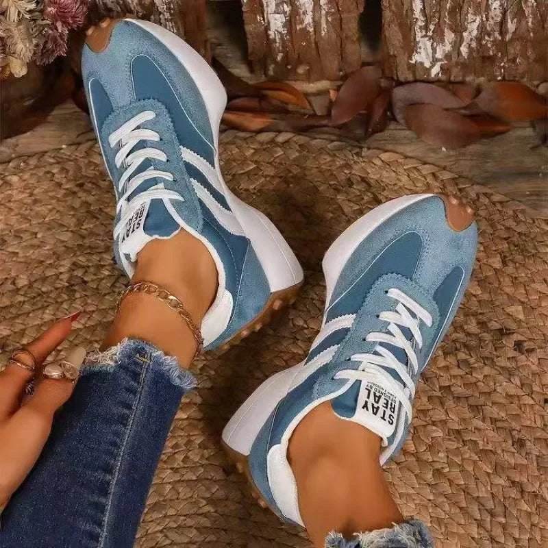 Women's Retro Sneakers Casual Running Shoes Fashion  Walking Shoes Lightweight Athletic Tennis Shoes for Ladies