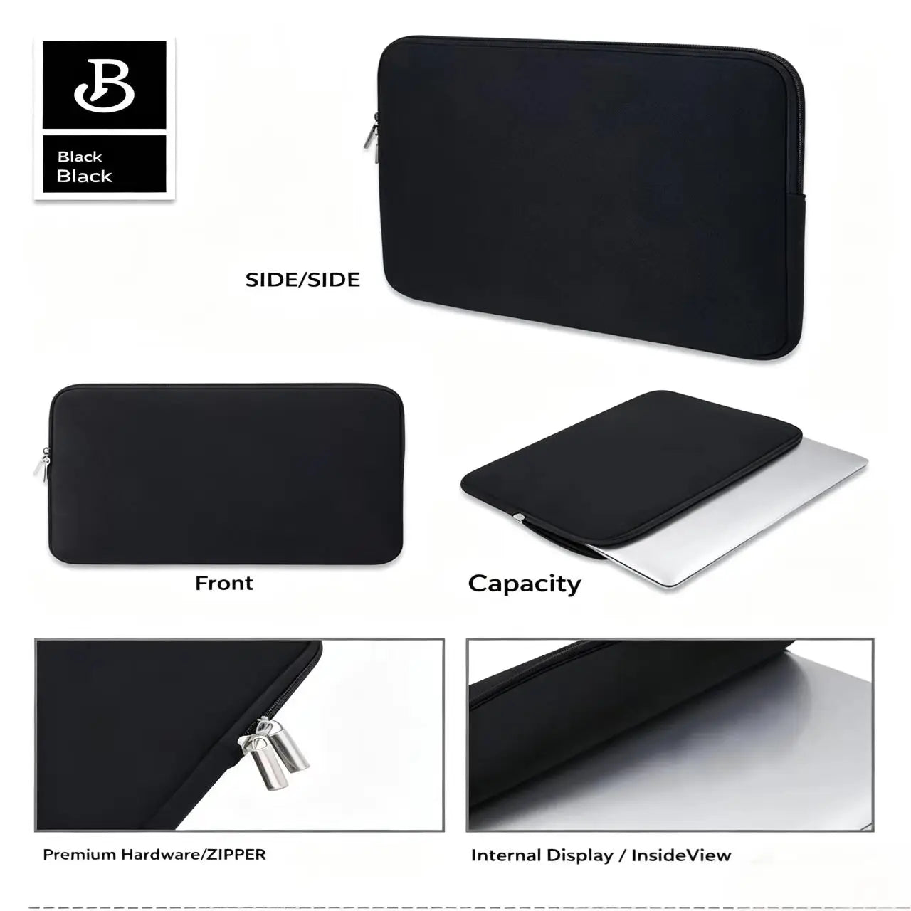 Laptop Inner Bag with Shock Resistant Foam Inner Bag 13-16 Inch MacBook Universal Portable Computer Bag