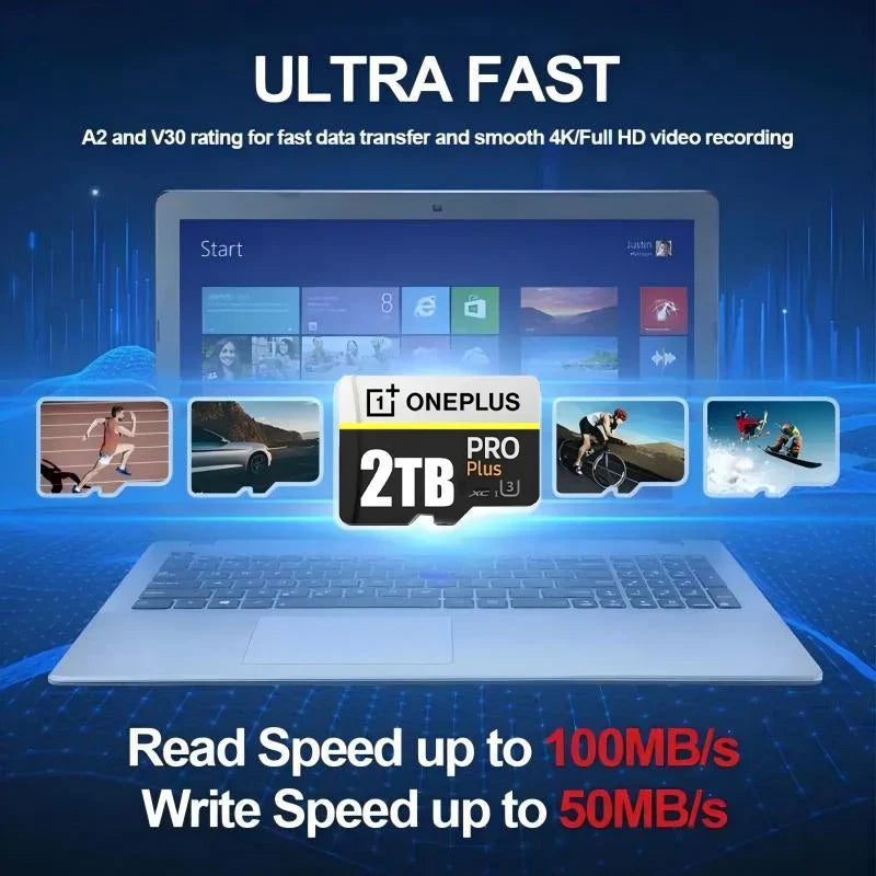 OnePlus 512GB Memory Card 1TB 2TB High Speed Full HD Video Mini SD Card 256GB 128GB Newest Micro Card For Phone Computer Camera