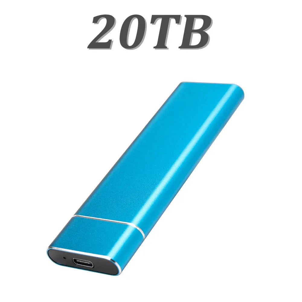 USB 3.1 high-speed external portable hard drive 4TB large capacity portable SSD solid state drive suitable for laptop MAC/PC