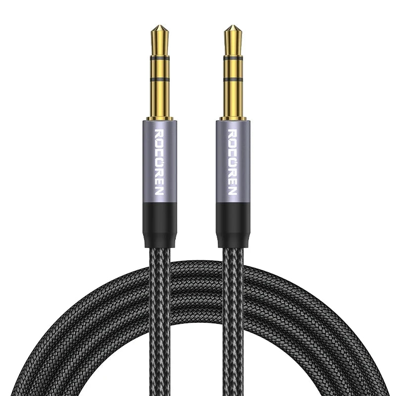 Rocoren Audio Cable 3.5 mm Jack Male to Male Aux Cable For Phone Headphone Car MP3 Speaker Computer 3.5mm Jack Aux Wire Cord 5M
