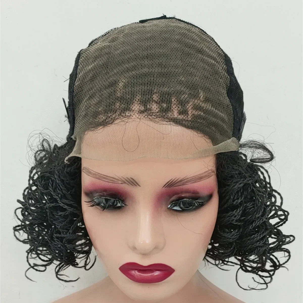 Micro Twist Braided Bob Wig | Kanekalon Box Braids | Pixie Style