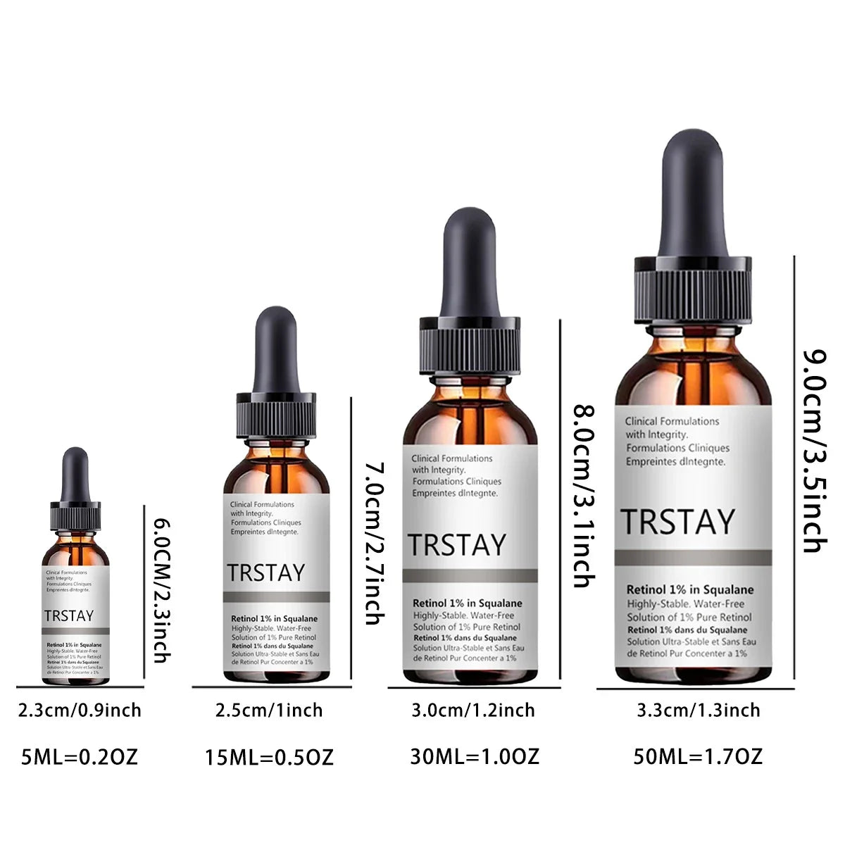 squalane retinol essential oil, brightens and tightens the skin, moisturizes the skin, and reduces dullness
