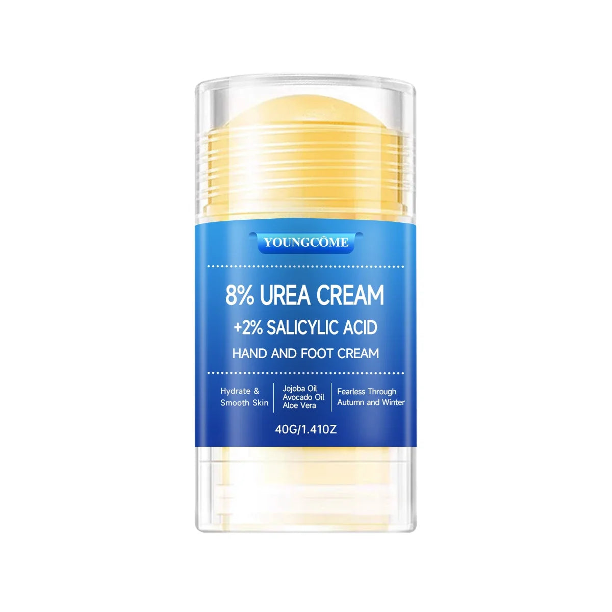8% Yoicream Foot Plus 2% Salicylic Acid Foot Cream and Hand Cream Maximum Strength Hyaluronic Acid, Tea Tree Included