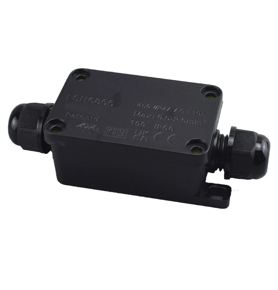 IP66 Waterproof Junction Box 2 Way 3 Way 3mm-6.5mm Cable Connector Sealed Retardant Electrical Outdoor Waterproof Box