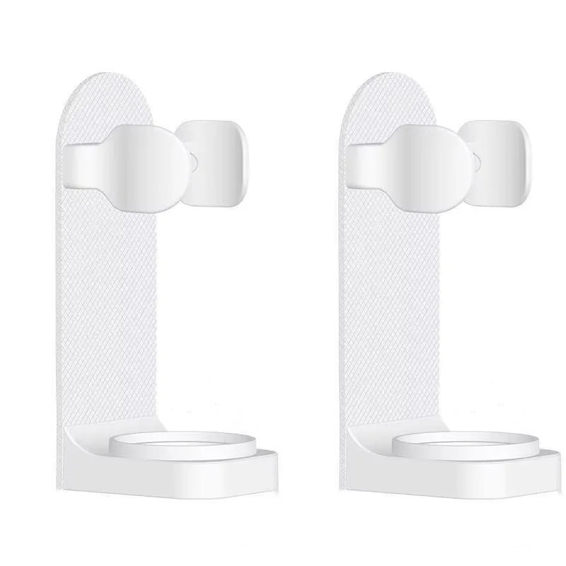 Toothbrush electronic holder, wall mounted adhesive holder, toothbrush organizer to save space and keep dry