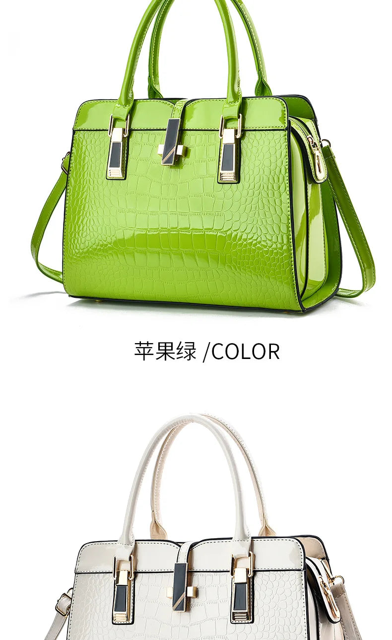 Women's Structured PU Handbag | Shoulder and Crossbody Tote