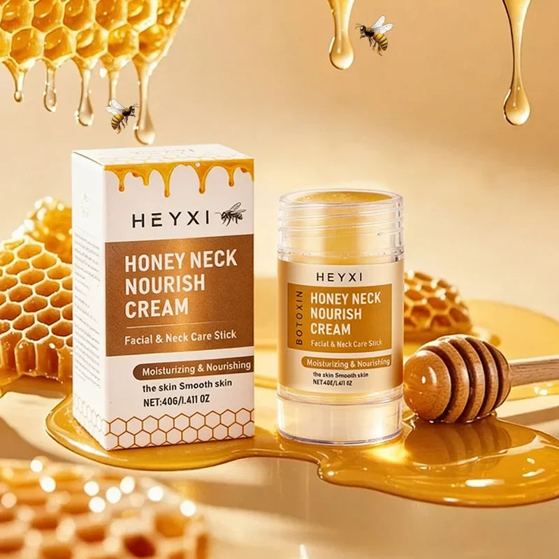 Honey Neck Nourishing Cream, Natural Ingredients, Deep Moisturizing, Refreshing and Easy to Absorb, Suitable for All Skin Types