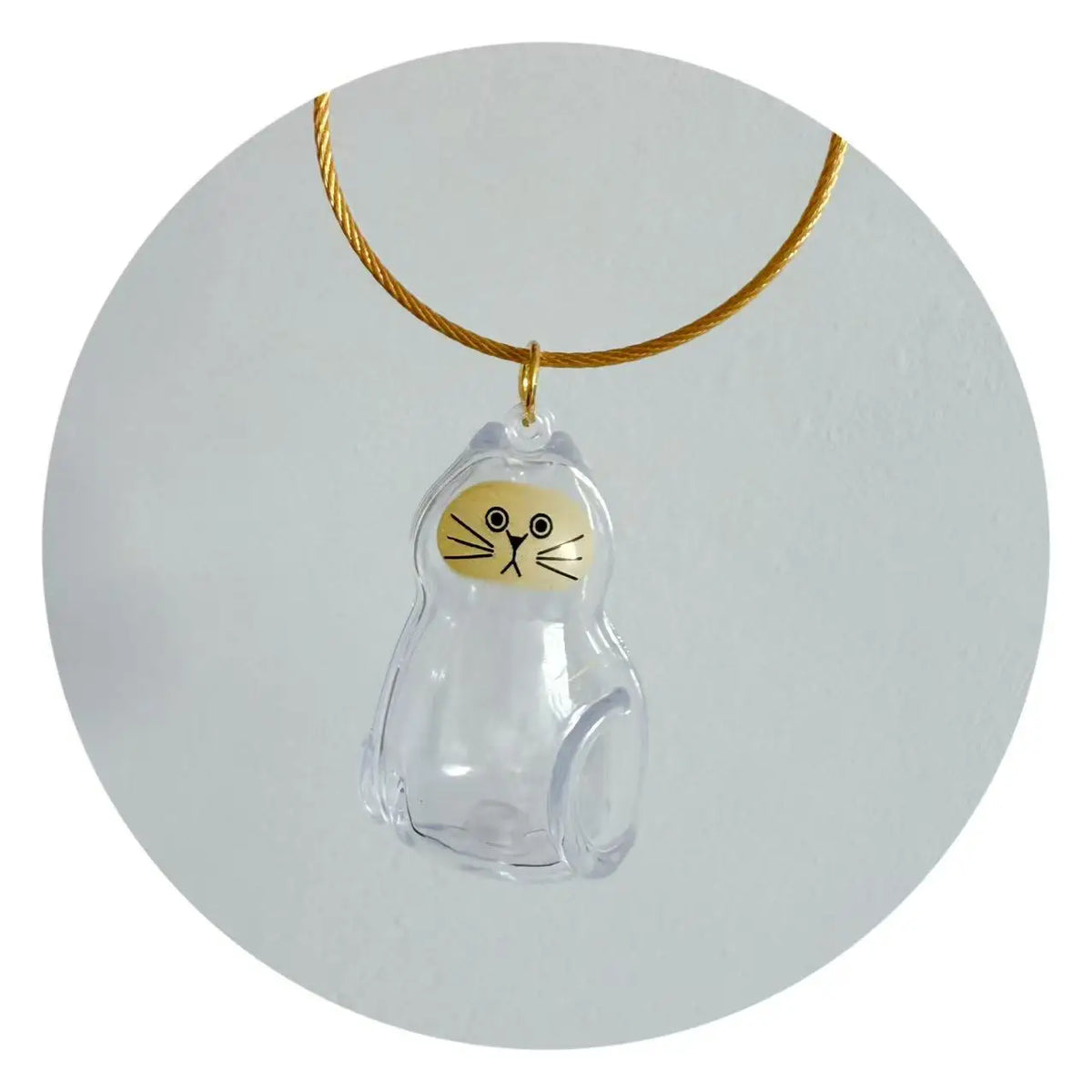 Transparent Cute Dog Pendant Keychain Creative Pet Hair Storage Capsule Hanging Ornament for Pet Lover DIY Pet Memorial Keychain