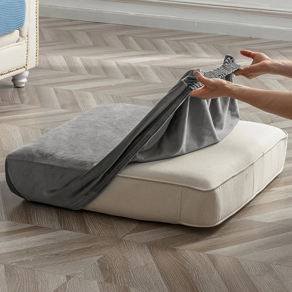 Super Soft Velvet Sofa Cover for Living Room Stretchy Washable Furniture Protector Luxury Universal Sofa Seat Cushion Cover Home
