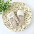 Autumn Winter Thicken Warm Children Gloves Knitting Mittens Baby Mittens Infant Toddler Soft Comfortable Thickened Winter Gloves