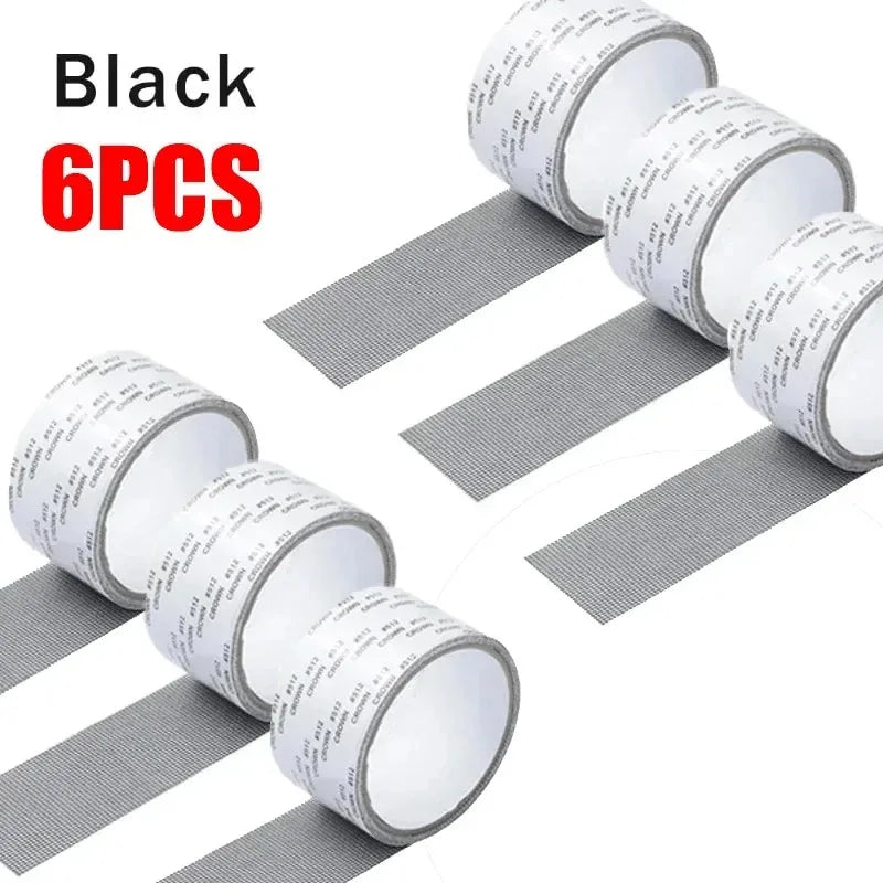 Mosquito Net Windows Anti-Mosquito Mesh Easy-to-Apply Waterproof Window Screen Repair Tape Self-Adhesive Mesh Patch