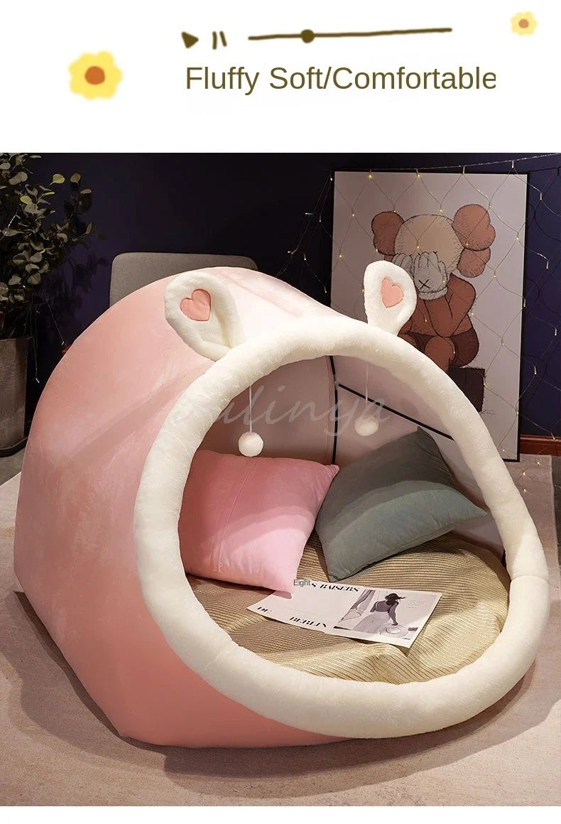 Cute Oversized Adult Child Plush Tent Cozy House Lazy Person Sofa On The Ground Cat's Nest Christmas Cushions Sitting Cushion