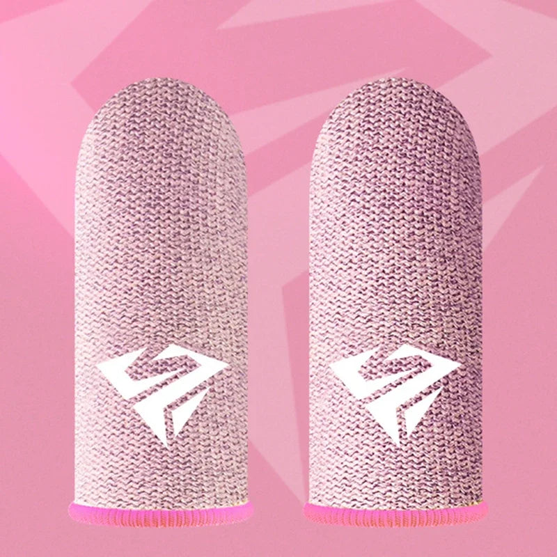 Hot Sales Game Fingertip Gloves Sweatproof Anti-slip Gamer Thimbles Touch Screen Finger Sleeve Breathable Fingertip Parts