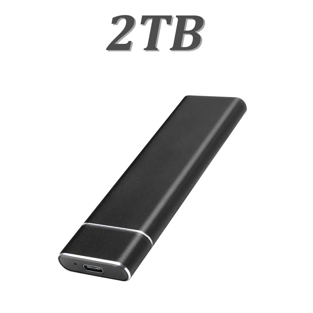 USB 3.1 high-speed external portable hard drive 4TB large capacity portable SSD solid state drive suitable for laptop MAC/PC