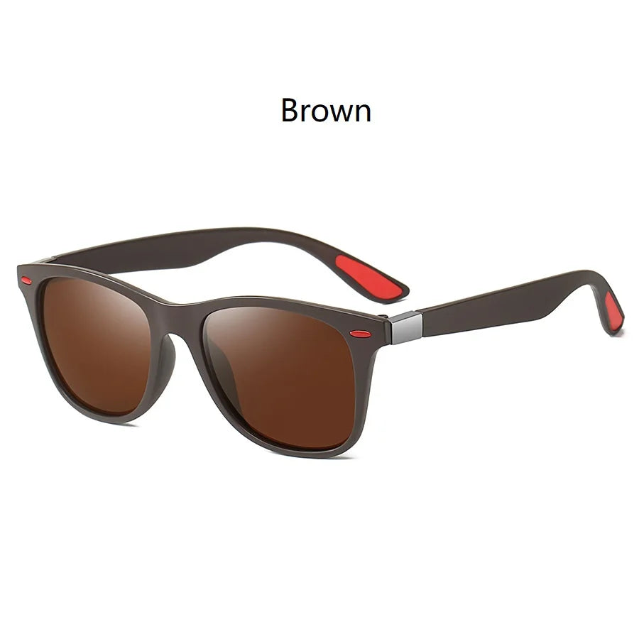 1-2-3PCS Fashion Vintage Square Unisex Driving Fishing Sunglasses Men Women Luxury Brand Designer Sun Glasses Anti-Glare Eyewear
