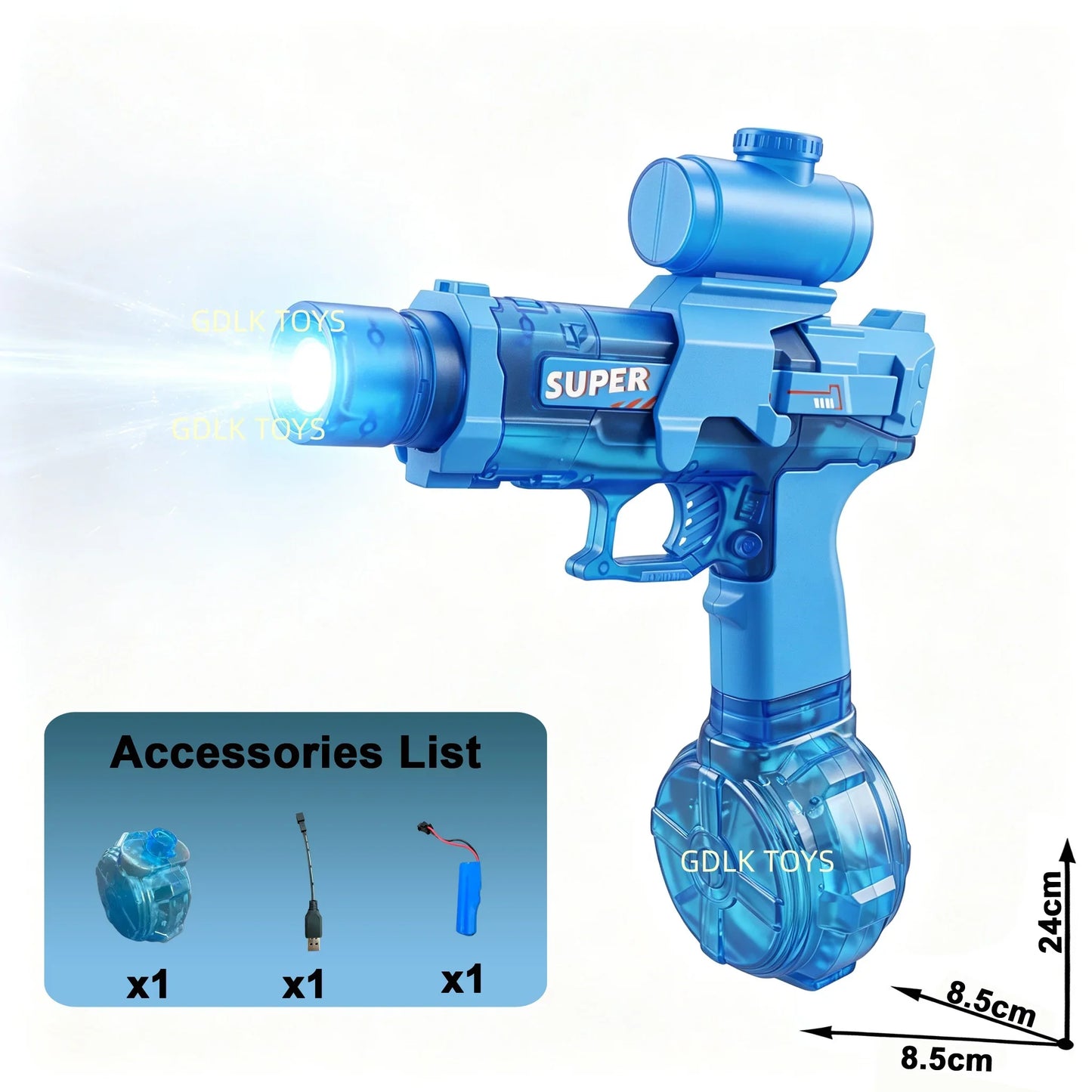 Electric Water Guns For Adults Powerful Squirt Automatic Water Suction Water Blasters Summer Outdoor Beach Toy For Boys Kid Gift