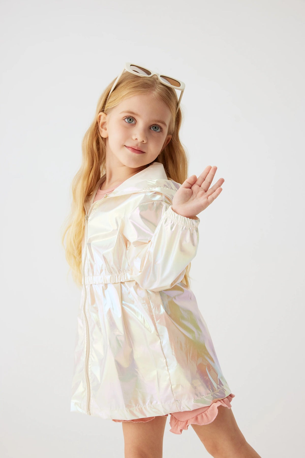 Girl's Spring and Autumn Children's Light and Thin Breathable Zipper Coat Jacket for Boys and Girls Fashion Thin Jacket