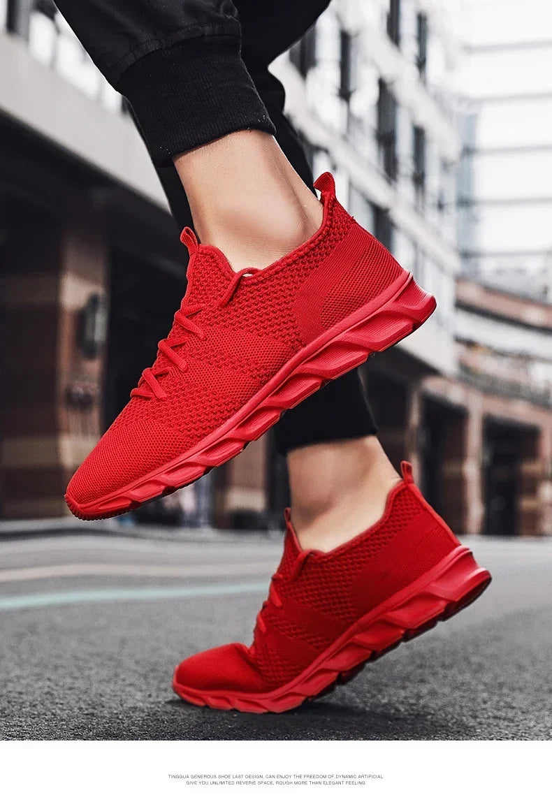 Breathable Men's Sneaker Casual Antiskid and Wear-resistant Jogging Men Sport Shoes Hot Sale Light Man Running Comfortable