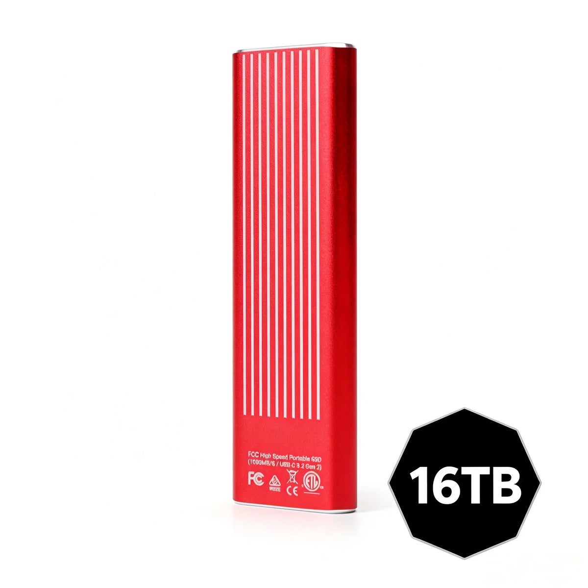 Portable External SSD USB3.2, High Speed 1TB-16TB Solid State Drive, Lightweight Pocket Design for Laptop, Desktop, Mac & Phone