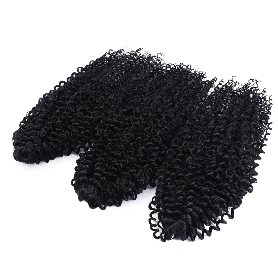 18 Inch Passion Twist Braids Crochet Hair | Afro Kinky Curly | 60 Strands