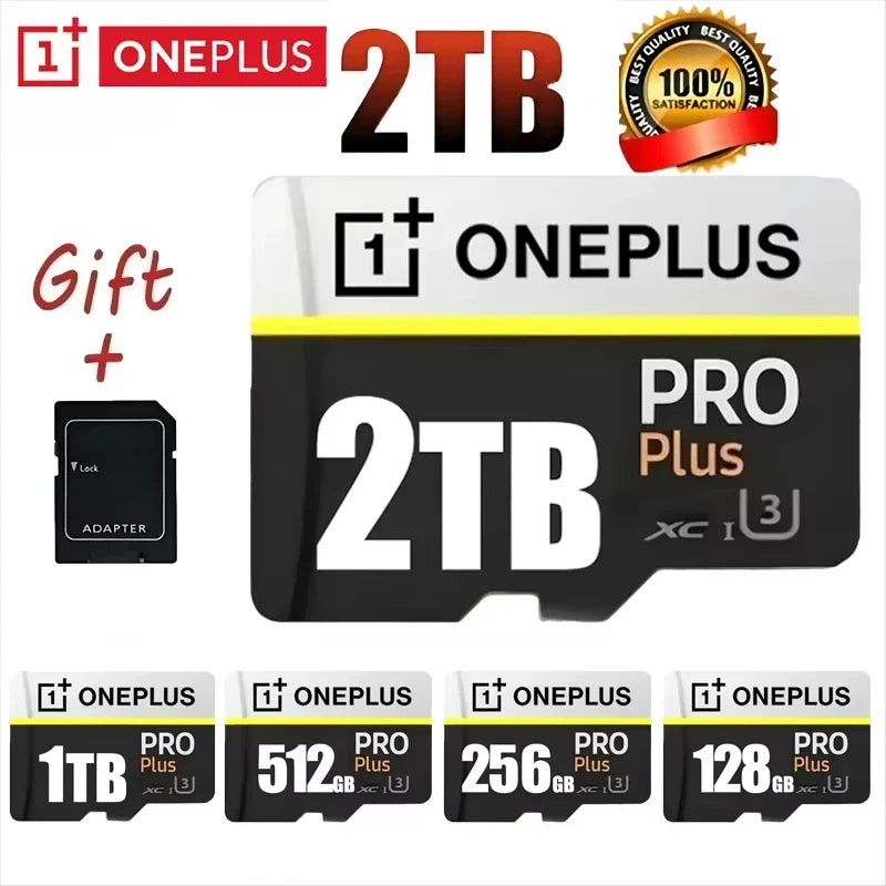 OnePlus 512GB Memory Card 1TB 2TB High Speed Full HD Video Mini SD Card 256GB 128GB Newest Micro Card For Phone Computer Camera