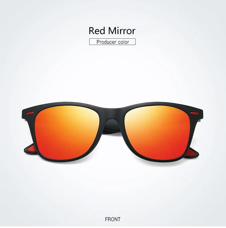 1-2-3PCS Fashion Vintage Square Unisex Driving Fishing Sunglasses Men Women Luxury Brand Designer Sun Glasses Anti-Glare Eyewear