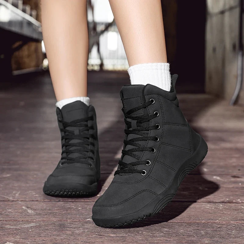 2026 New Unisex Sports Shoes Lightweight And Non Slip Walking Shoes Comfortable High Top Solid Color High-Quality Hiking Shoes