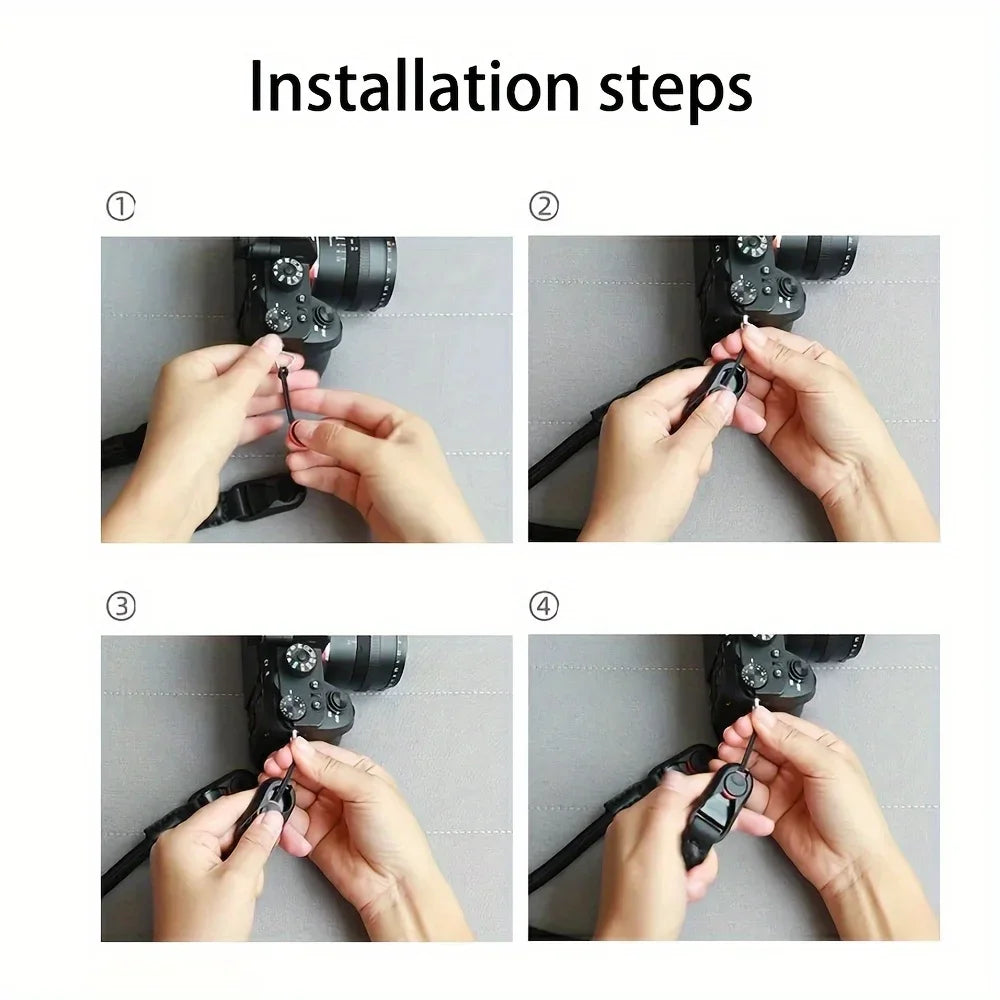 Adjustable Quick-ReleaseCamera Strap Durable Polyamide Climbing Rope for DSLR Mirrorless Cameras For Nikon Canon Sony Fuji