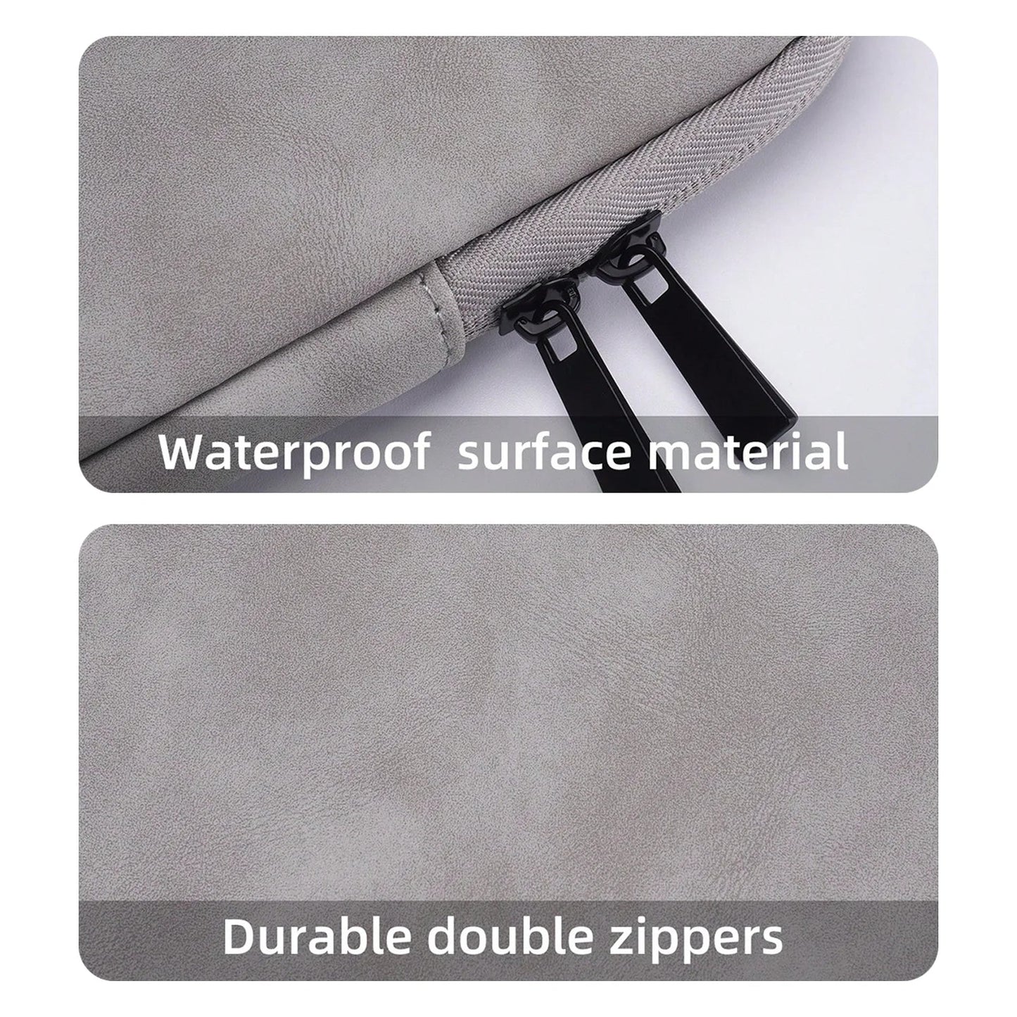 PU sheepskin leather fabric Waterproof Leather 9.7-15.6 inch Tablet PC Carrying Case Protective  Notebook Shockproof Cover