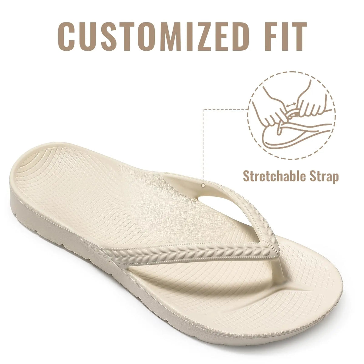 CRACOMIN New Women's Flip Flops Orthopedic Slippers With Arch Support Unisex House Sandals Summer Outdoor Non-slip Beach Slides