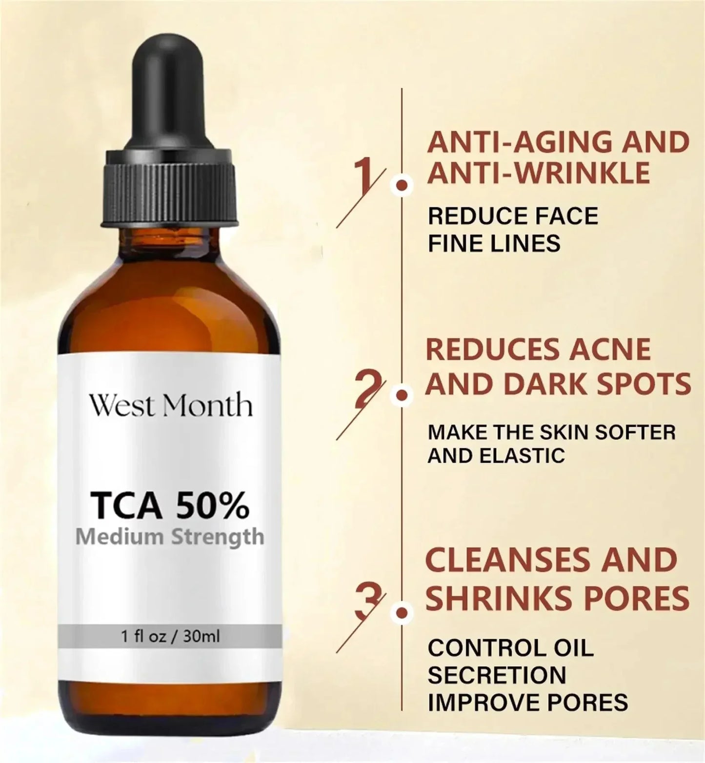 Acid Peeling Serum Chemical Exfoliant Peel For Remove Face Dark Skin Spots Whiten Lighten Melanin Peeling Solution Skin Peel