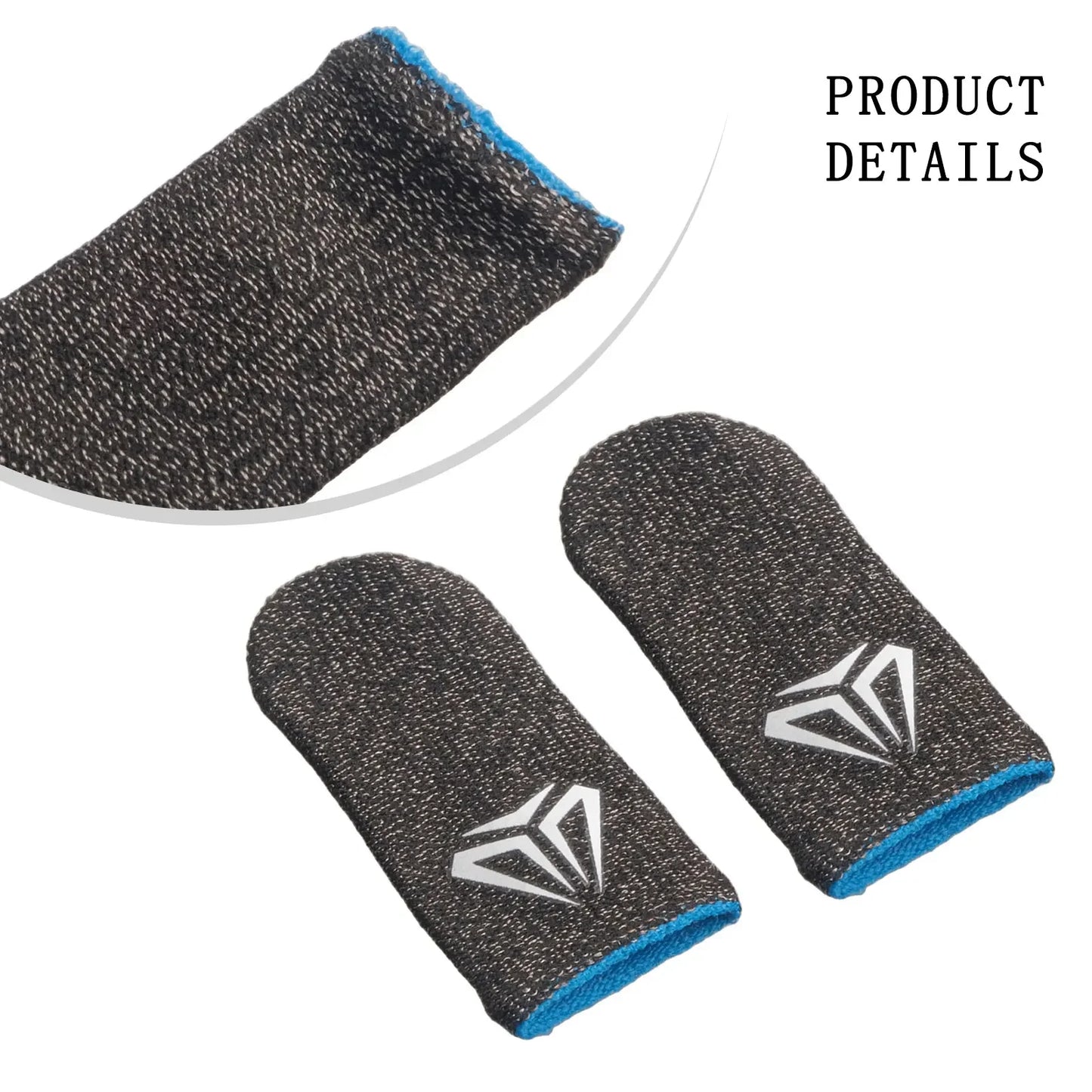 Hot Sales Game Fingertip Gloves Sweatproof Anti-slip Gamer Thimbles Touch Screen Finger Sleeve Breathable Fingertip Parts